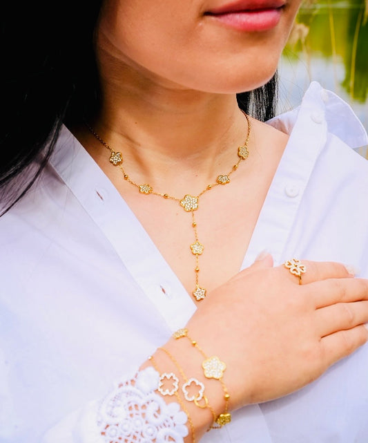 Bracelet Trèfle Doré