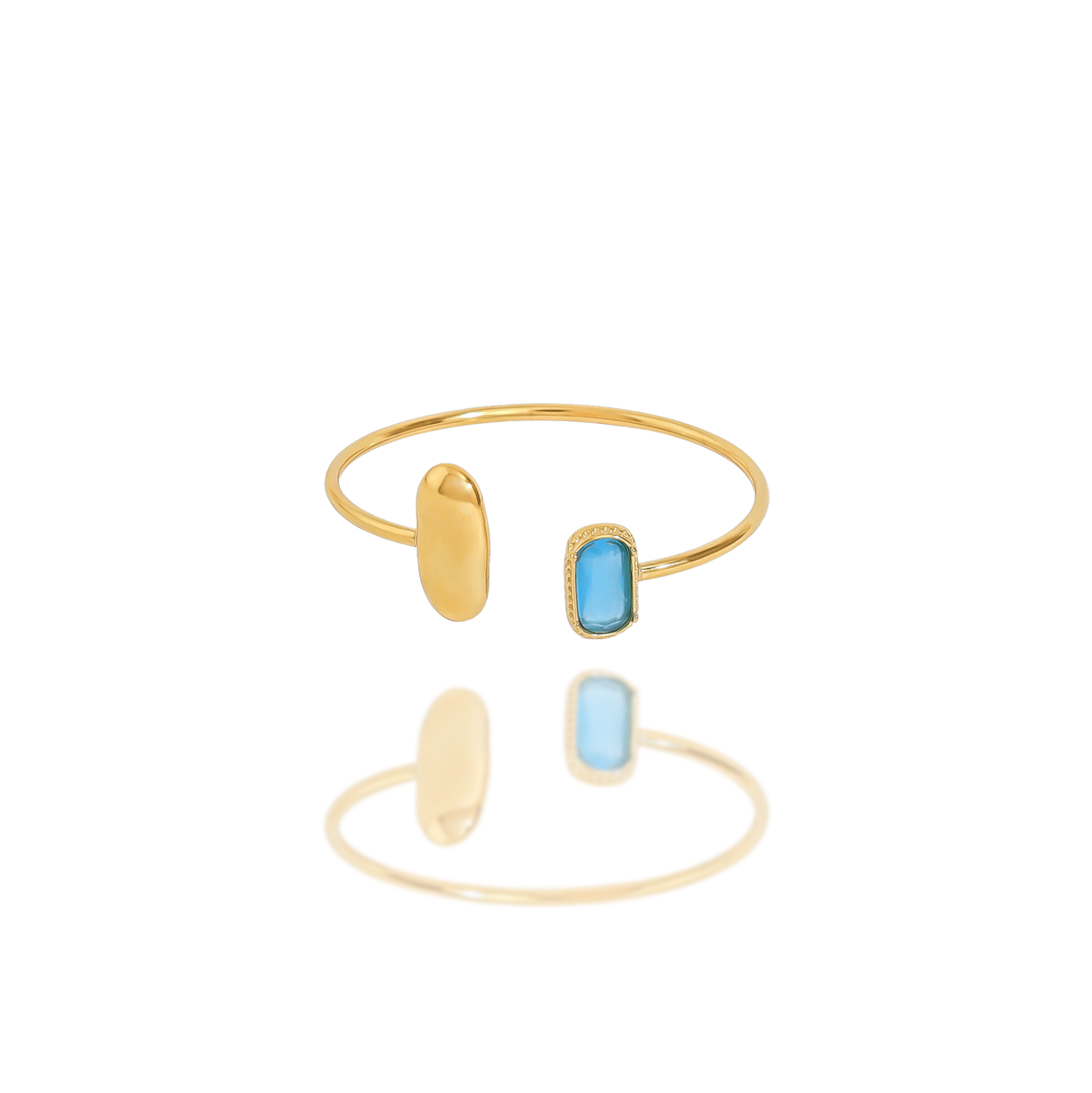 Jonc Cristal Turquoise