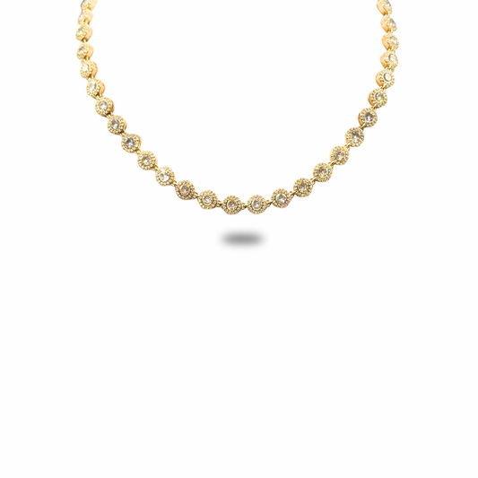 Collier Rubinia blanc