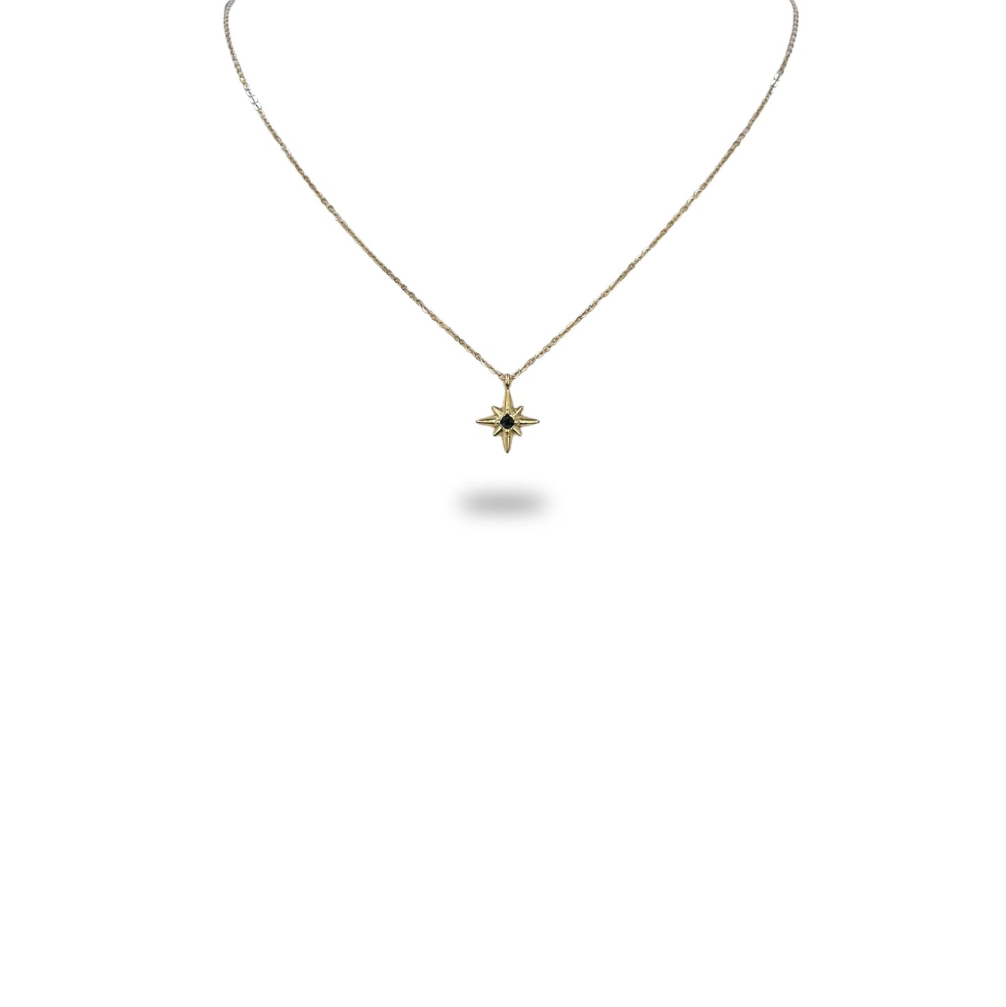 Collier Étoile Filante vert