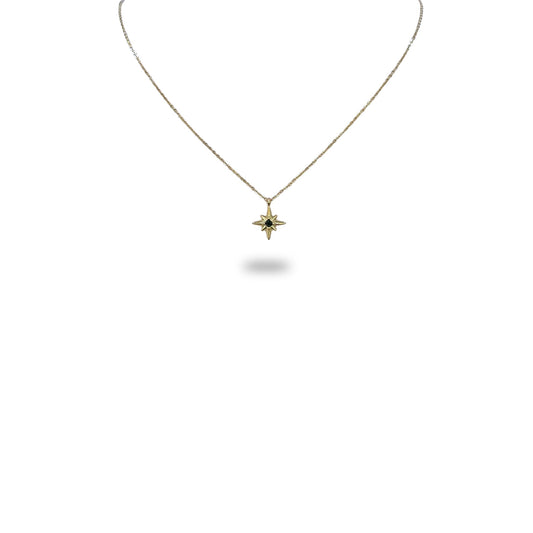 Collier Étoile Filante vert