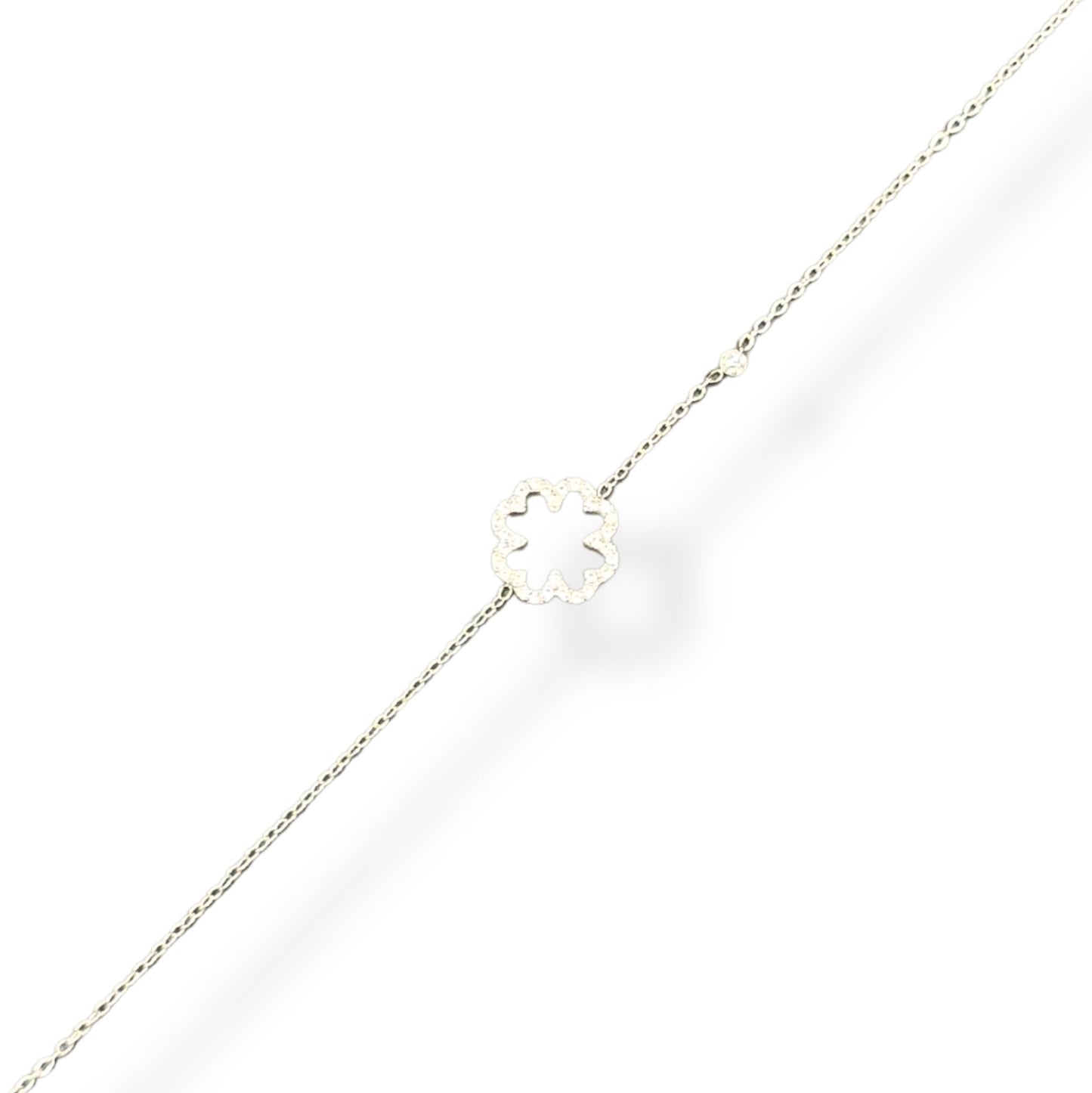 Bracelet Trèfle Argenté
