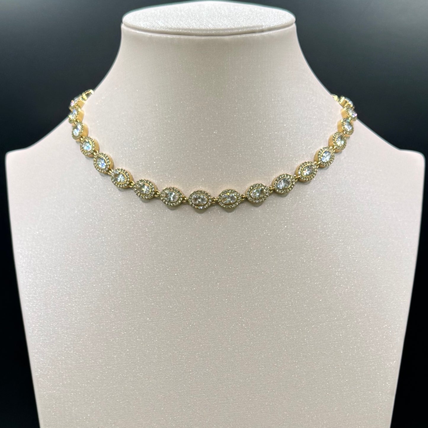Collier Rivière de Cristaux - vue produit seul