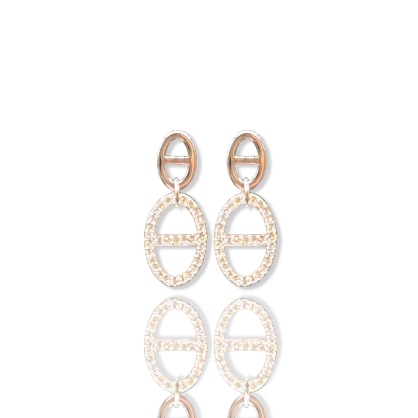 Boucles d'oreilles Pendantes Marine Dorée