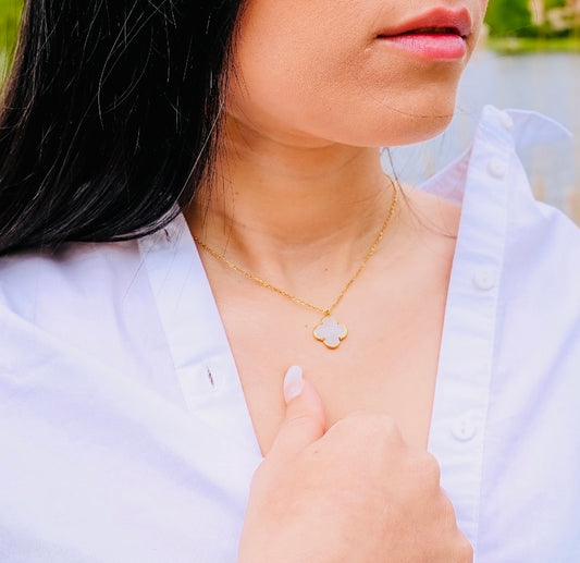 Collier Sienna Blanc