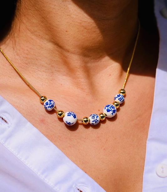 Collier Claire Bleu