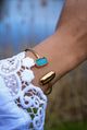 Jonc Cristal Turquoise