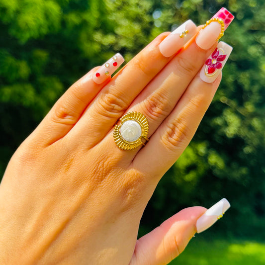 Bague Hélios Nacré