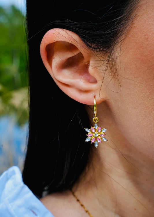 Boucles d'Oreilles Flocon