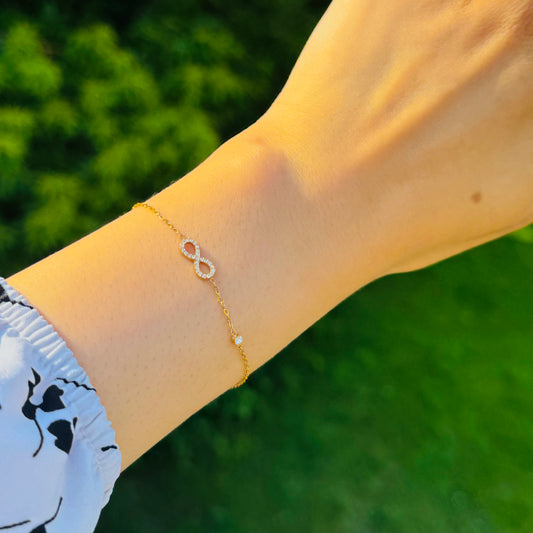 Bracelet Infini Dorée