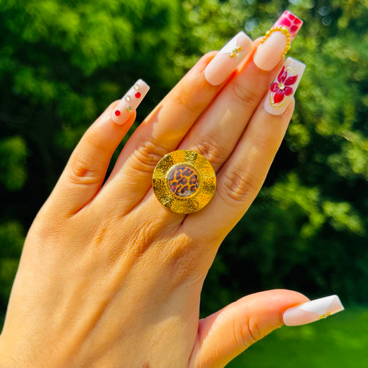 Bague Rond Léopard