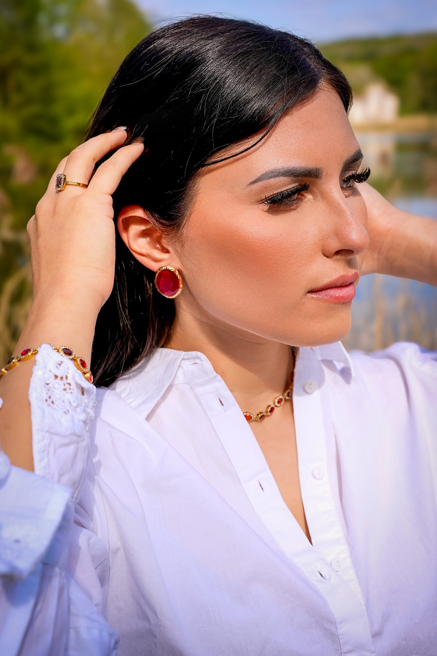 Boucles d'oreilles Elara - Collection Reine un