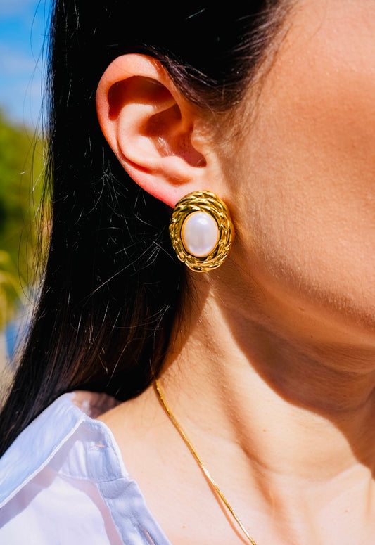 Boucles d'oreilles Perlia - Collection Reine