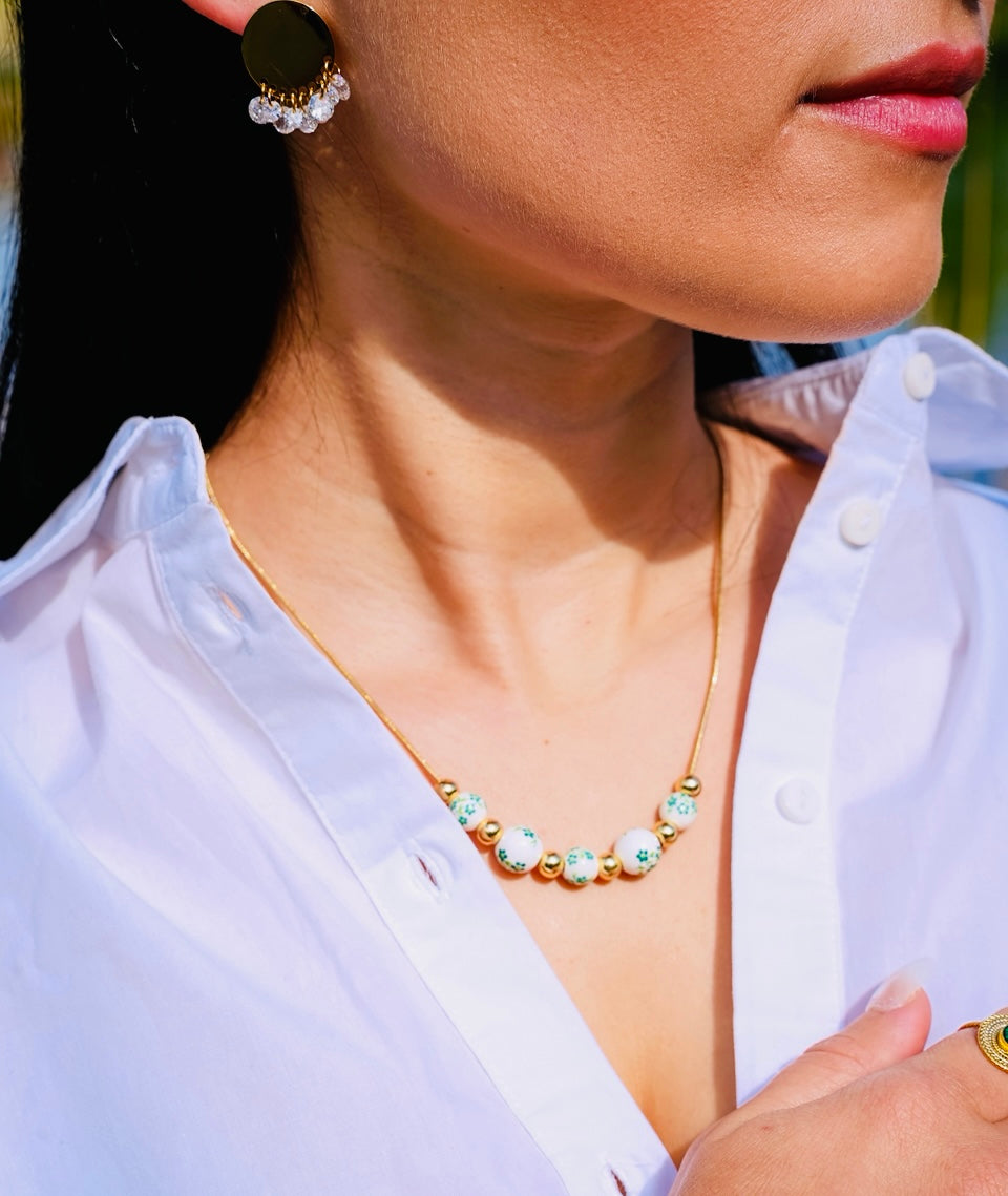 Collier Claire vert