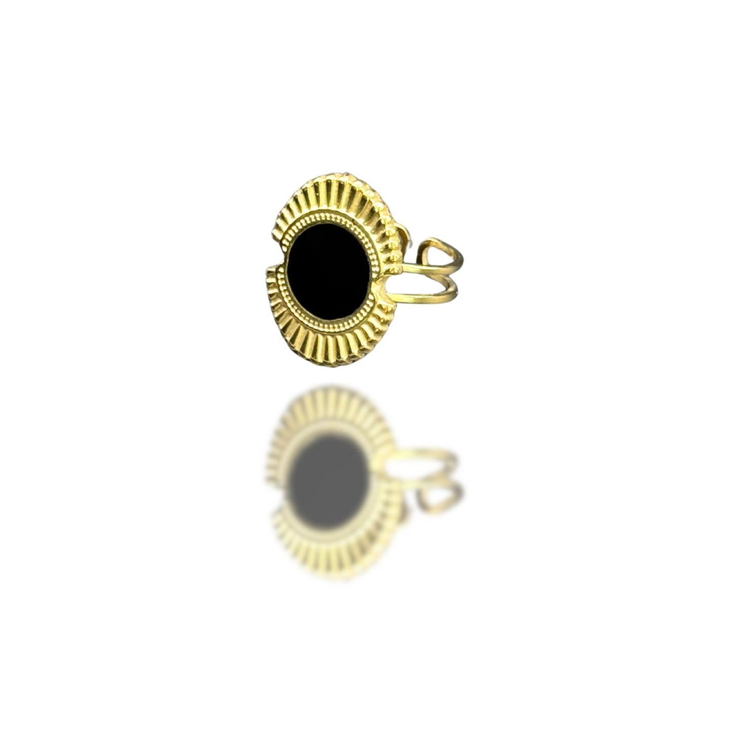 Bague Hélios Noir