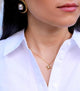 Collier Étoile Filante Blanche