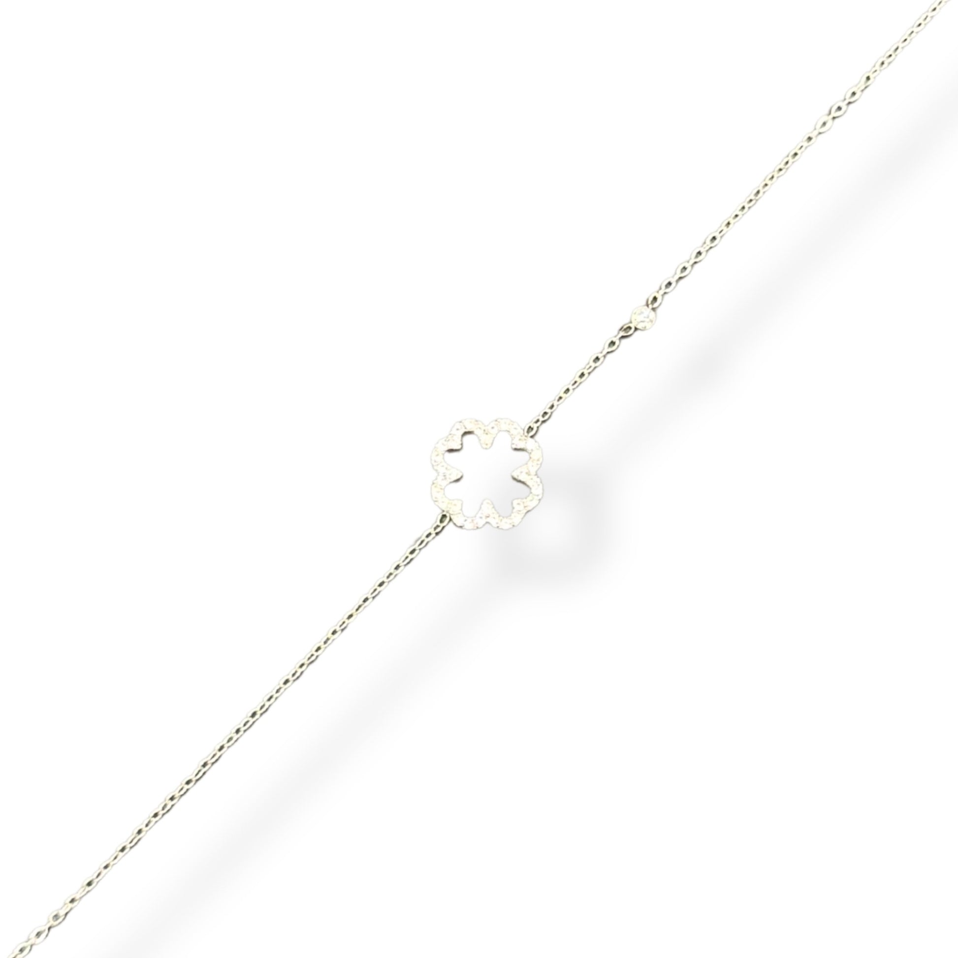 Bracelet Trèfle Argenté