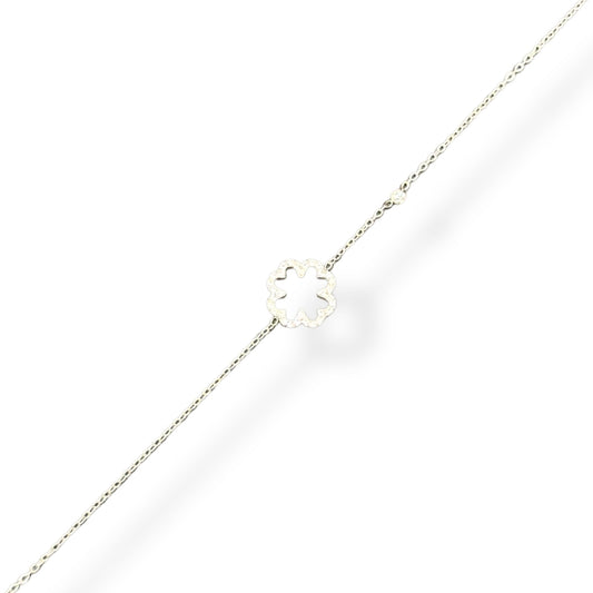 Bracelet Trèfle Argenté