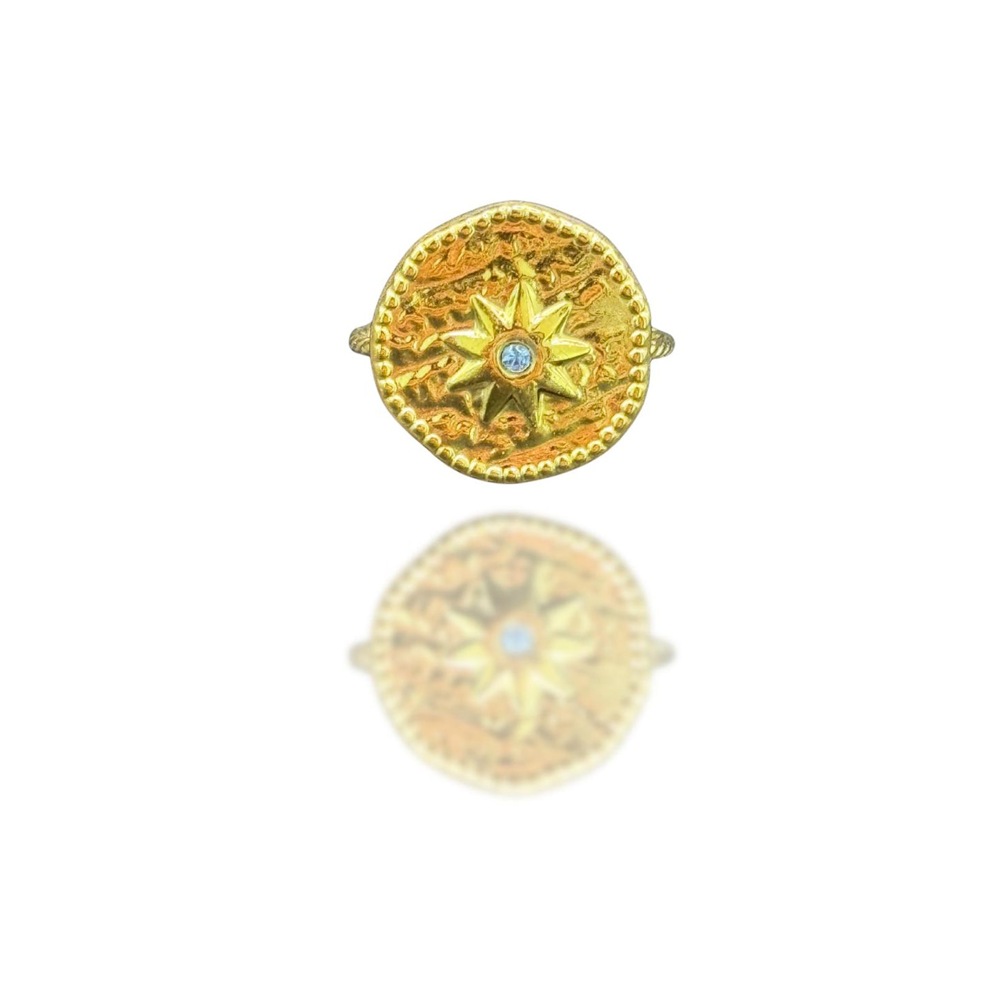 Bague Médaillon Bleu