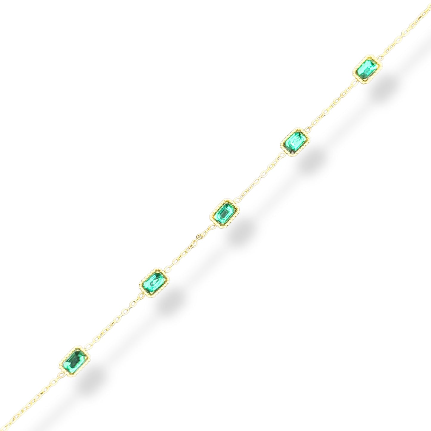 Bracelet Émeraude Fine