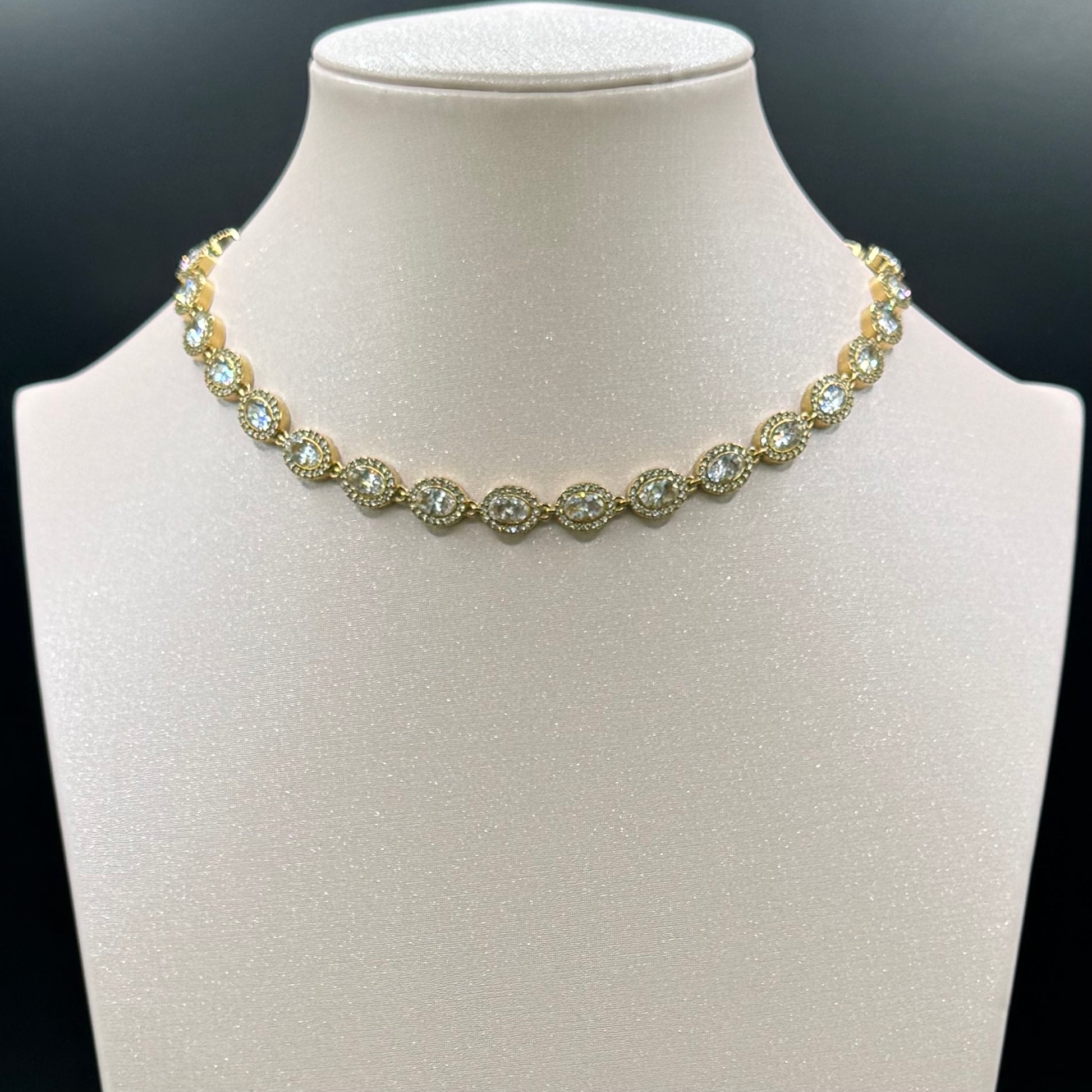 Collier Rivière de Cristaux - vue produit seul