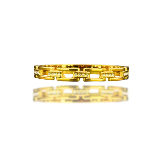 Bague Orchidée Nacre