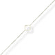 Bracelet Trèfle Solitaire Argent
