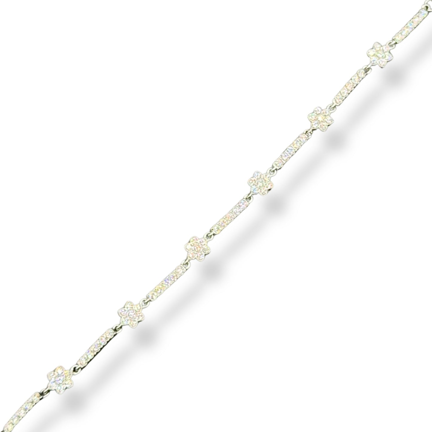 Bracelet Marine Scintillante Argent