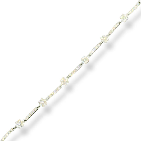 Bracelet Marine Scintillante Argent