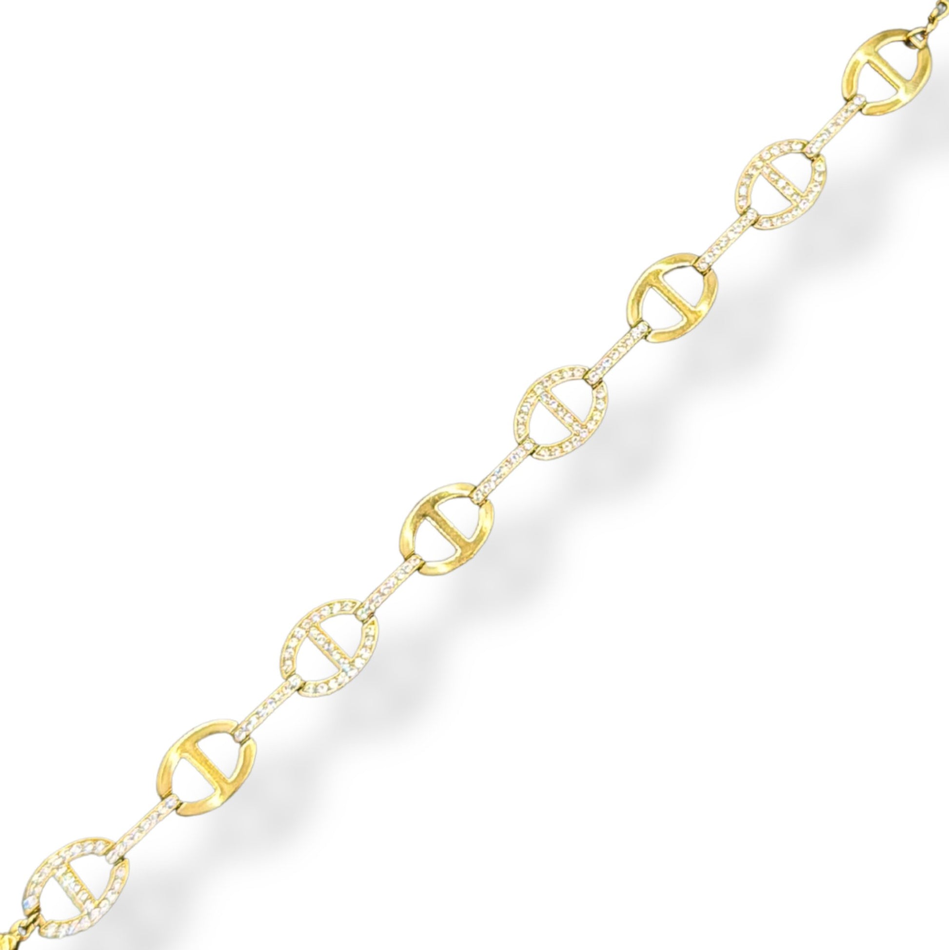 Bracelet Sentier Fleuri Doré