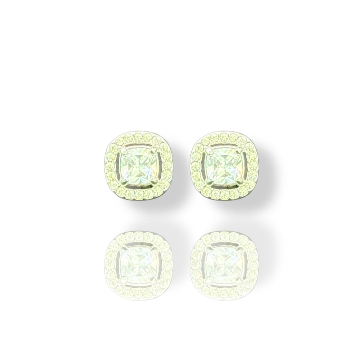 Boucles d'oreilles Éclat Carré Argent