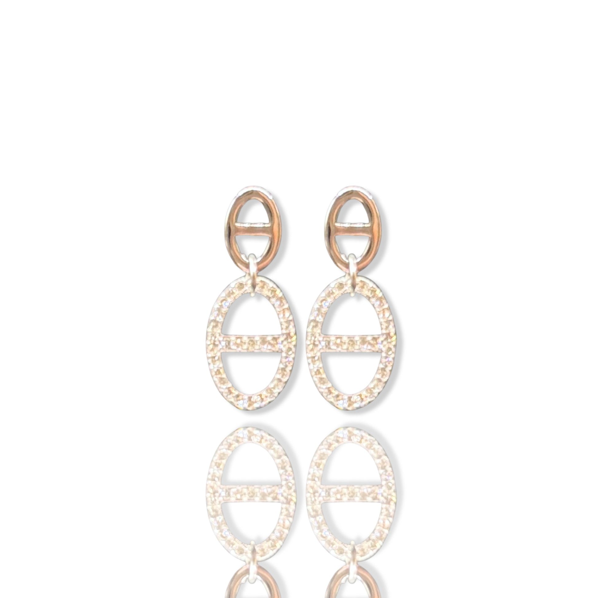 Boucles d'oreilles Pendantes Marine Dorée