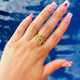 Bague Ovaline Doré – Zayara Paris