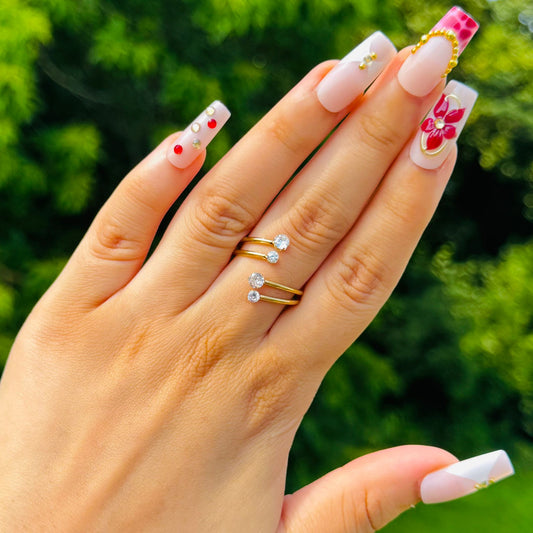 Bague Stellia Doré – Zayara Paris